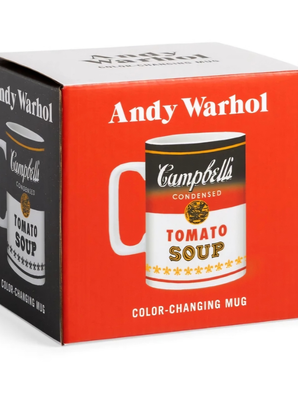 NEW!!! Andy Warhol Color-Changing Soup Can Mug, Size: One Size, Color:  Multi